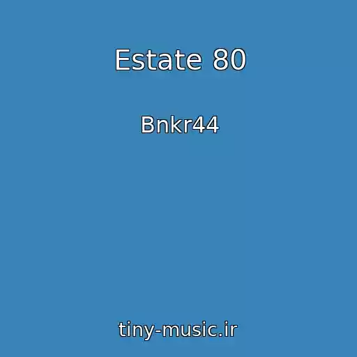 کاور آهنگ Estate 80 از Bnkr44