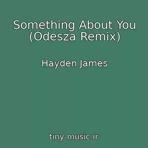 کاور آهنگ Something About You (Odesza Remix) از Hayden James