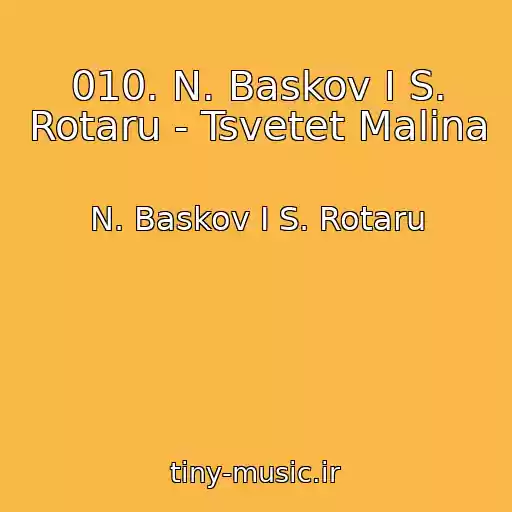 کاور آهنگ 010. N. Baskov I S. Rotaru - Tsvetet Malina از N. Baskov I S. Rotaru
