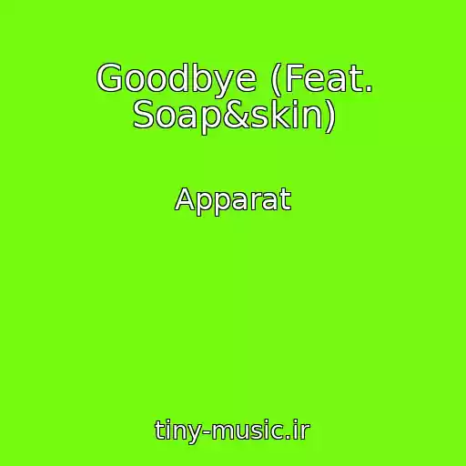 کاور آهنگ Goodbye (Feat. Soap&skin) از Apparat