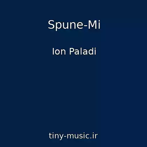 کاور آهنگ Spune-Mi از Ion Paladi