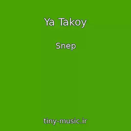کاور آهنگ Ya Takoy از Snep