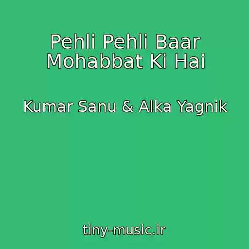 کاور آهنگ Pehli Pehli Baar Mohabbat Ki Hai از Kumar Sanu & Alka Yagnik