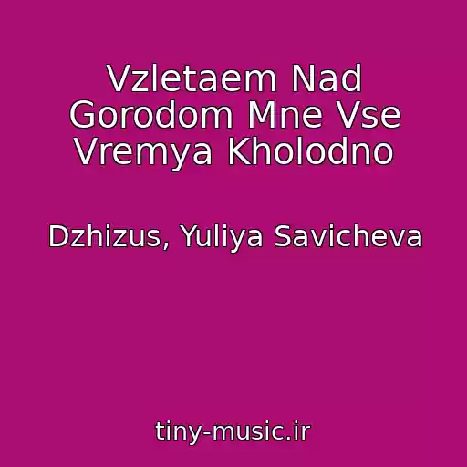 کاور آهنگ Vzletaem Nad Gorodom Mne Vse Vremya Kholodno از Dzhizus, Yuliya Savicheva