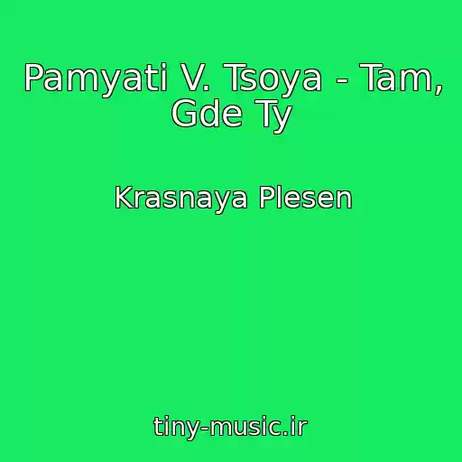 کاور آهنگ Pamyati V. Tsoya - Tam, Gde Ty از Krasnaya Plesen