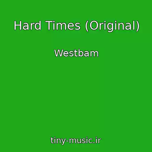 کاور آهنگ Hard Times (Original) از Westbam