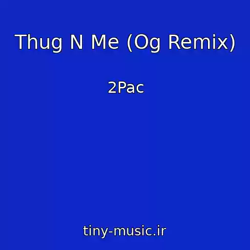 کاور آهنگ Thug N Me (Og Remix) از 2Pac
