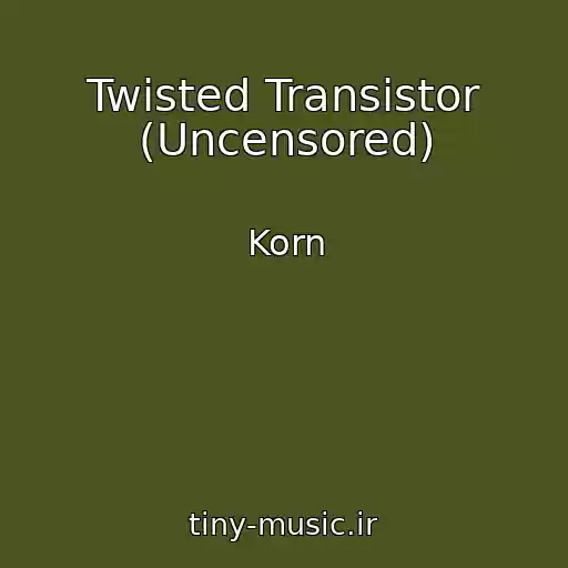 کاور آهنگ Twisted Transistor (Uncensored) از Korn