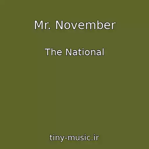 کاور آهنگ Mr. November از The National