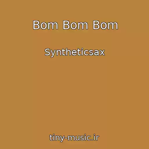 کاور آهنگ Bom Bom Bom از Syntheticsax