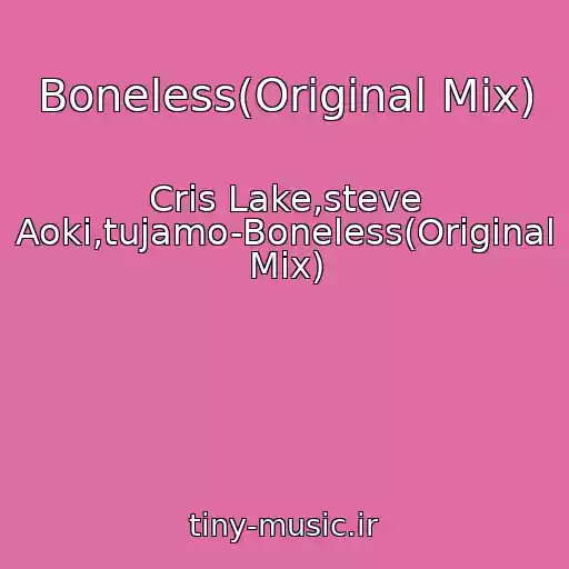 کاور آهنگ Boneless(Original Mix) از Cris Lake,steve Aoki,tujamo-Boneless(Original Mix)