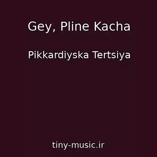 کاور آهنگ Gey, Pline Kacha از Pіkkardіyska Tertsіya
