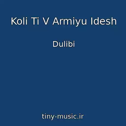 کاور آهنگ Koli Ti V Armіyu Іdesh از Dulіbi