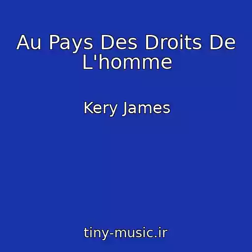 کاور آهنگ Au Pays Des Droits De L'homme از Kery James