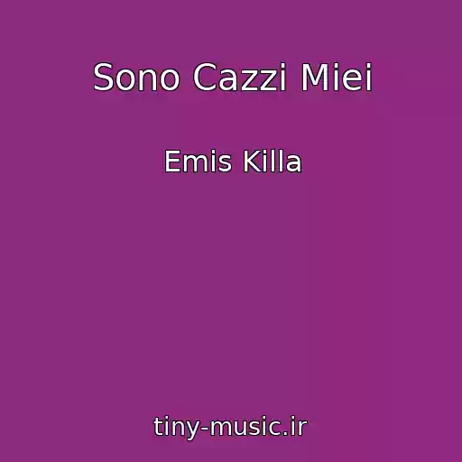 کاور آهنگ Sono Cazzi Miei از Emis Killa