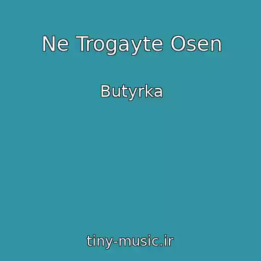 کاور آهنگ Ne Trogayte Osen از Butyrka