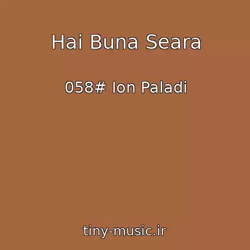 کاور آهنگ Hai Buna Seara از 058# Ion Paladi