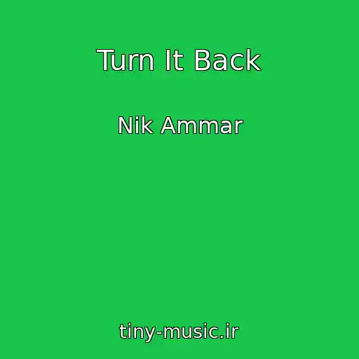 کاور آهنگ Turn It Back از Nik Ammar