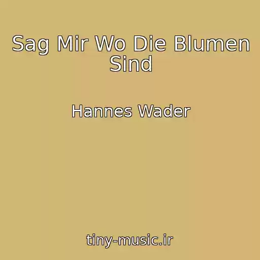 کاور آهنگ Sag Mir Wo Die Blumen Sind از Hannes Wader