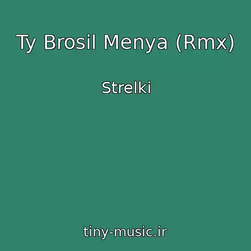 کاور آهنگ Ty Brosil Menya (Rmx) از Strelki