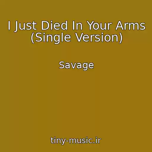 کاور آهنگ I Just Died In Your Arms (Single Version) از Savage