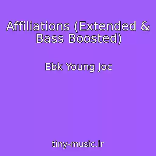 کاور آهنگ Affiliations (Extended & Bass Boosted) از Ebk Young Joc