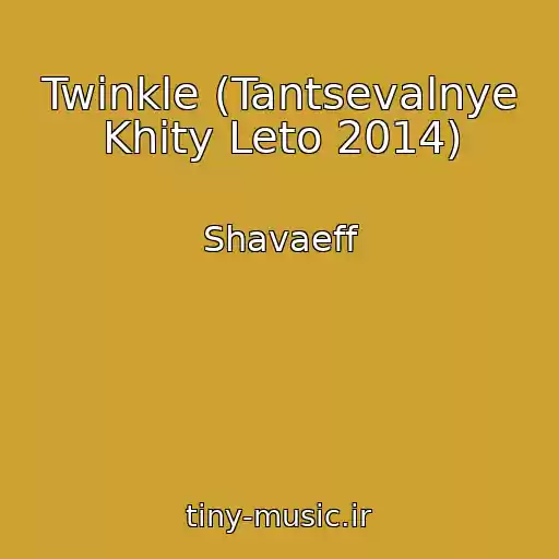 کاور آهنگ Twinkle (Tantsevalnye Khity Leto 2014) از Shavaeff