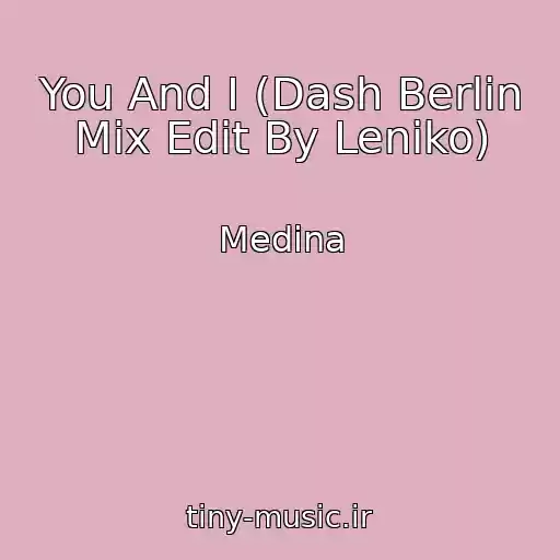 کاور آهنگ You And I (Dash Berlin Mix Edit By Leniko) از Medina