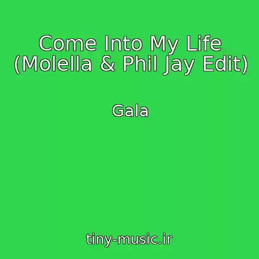 کاور آهنگ Come Into My Life (Molella & Phil Jay Edit) از Gala