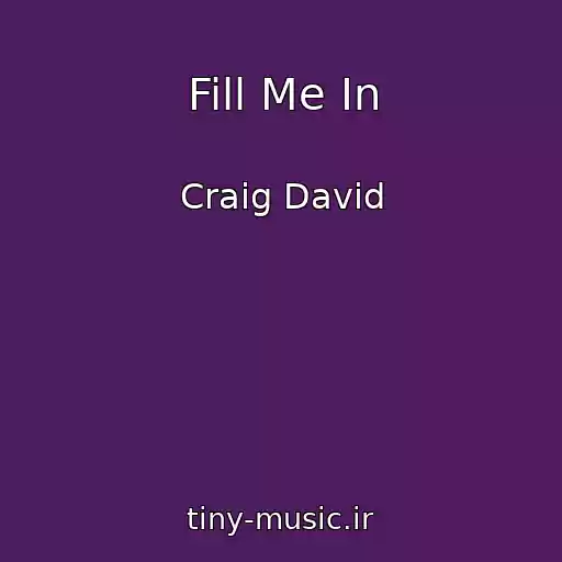 کاور آهنگ Fill Me In از Craig David