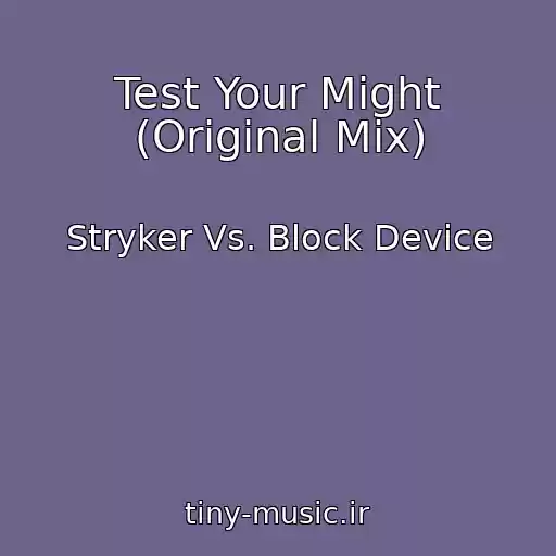 کاور آهنگ Test Your Might (Original Mix) از Stryker Vs. Block Device