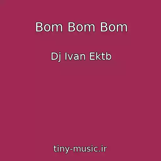 کاور آهنگ Bom Bom Bom از Dj Ivan Ektb