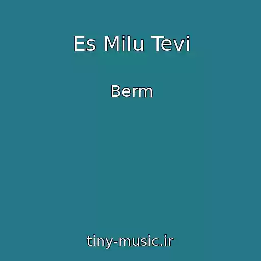 کاور آهنگ Es Milu Tevi از Berm