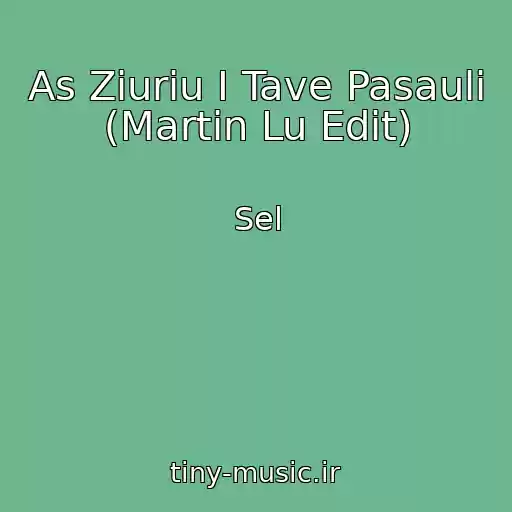 کاور آهنگ As Ziuriu I Tave Pasauli (Martin Lu Edit) از Sel