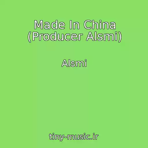 کاور آهنگ Made In China (Producer Alsmi) از Alsmi