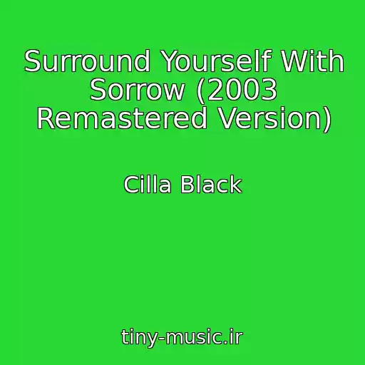 کاور آهنگ Surround Yourself With Sorrow (2003 Remastered Version) از Cilla Black