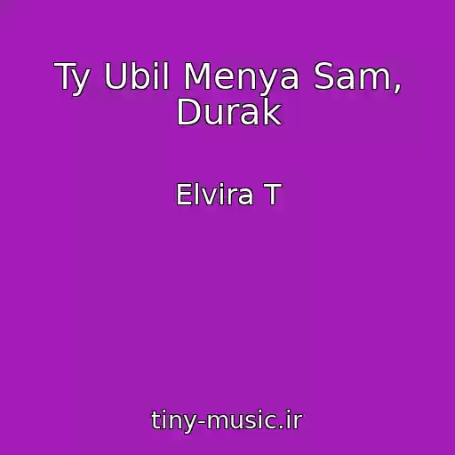 کاور آهنگ Ty Ubil Menya Sam, Durak از Elvira T