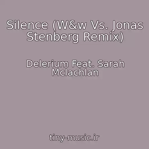 کاور آهنگ Silence (W&w Vs. Jonas Stenberg Remix) از Delerium Feat. Sarah Mclachlan
