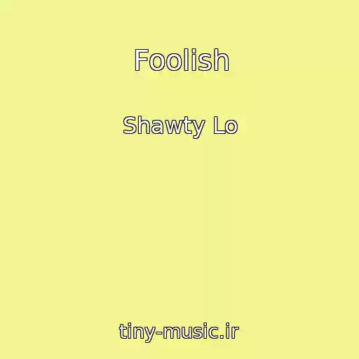 کاور آهنگ Foolish از Shawty Lo