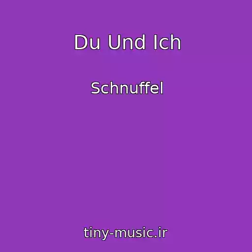 کاور آهنگ Du Und Ich از Schnuffel