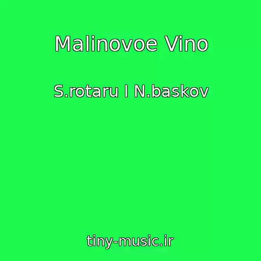 کاور آهنگ Malinovoe Vino از S.rotaru I N.baskov
