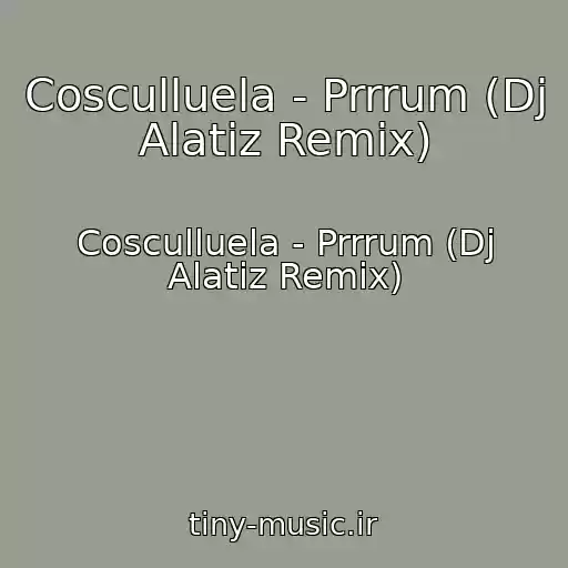 کاور آهنگ Cosculluela - Prrrum (Dj Alatiz Remix) از Cosculluela - Prrrum (Dj Alatiz Remix)
