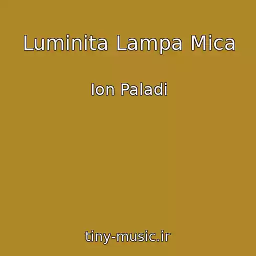 کاور آهنگ Luminita Lampa Mica از Ion Paladi