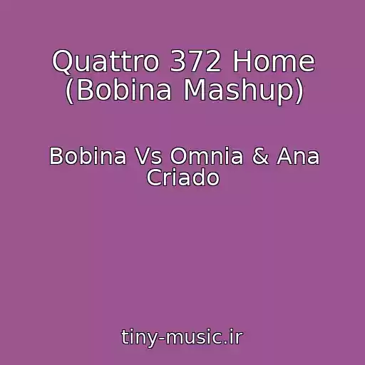 کاور آهنگ Quattro 372 Home (Bobina Mashup) از Bobina Vs Omnia & Ana Criado