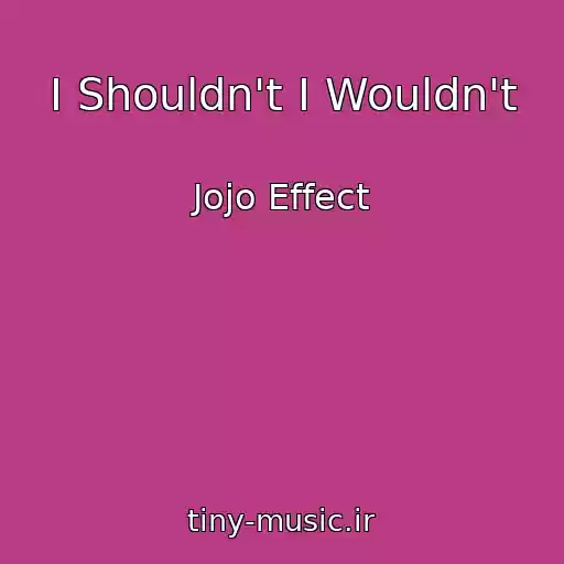 کاور آهنگ I Shouldn't I Wouldn't از Jojo Effect