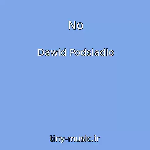 کاور آهنگ No از Dawid Podsiadlo