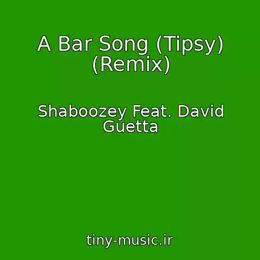 کاور آهنگ A Bar Song (Tipsy) (Remix) از Shaboozey Feat. David Guetta