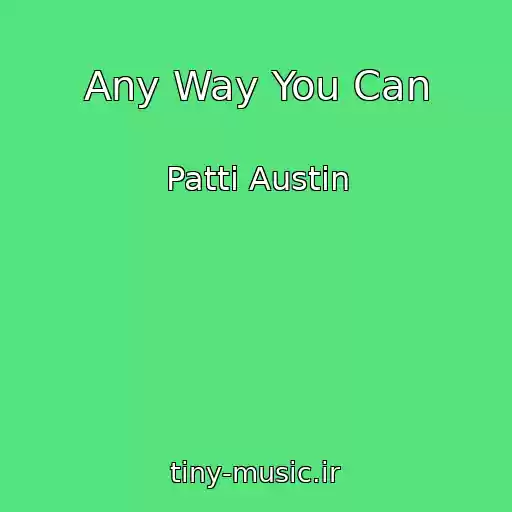 کاور آهنگ Any Way You Can از Patti Austin