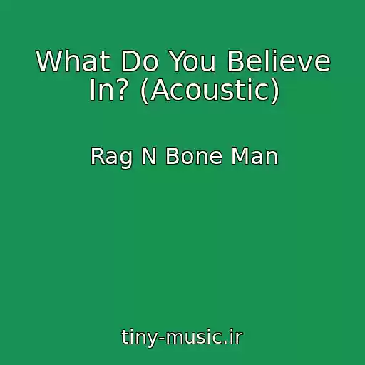 کاور آهنگ What Do You Believe In? (Acoustic) از Rag N Bone Man