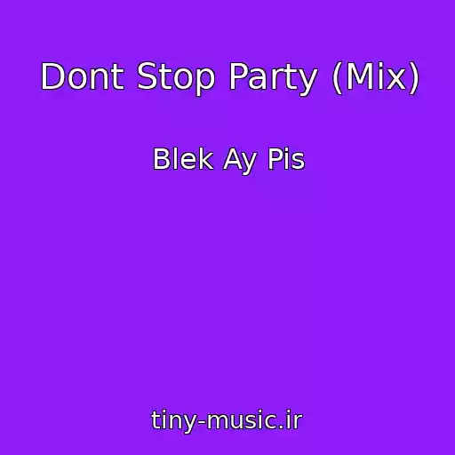 کاور آهنگ Dont Stop Party (Mix) از Blek Ay Pis